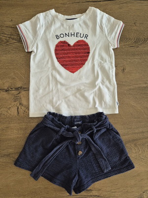 Okaidi set with shorts and t-shirt for toddler