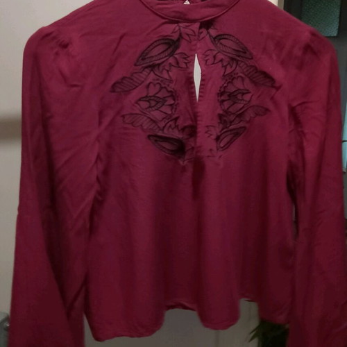 Minkpink boho blouse red new, size S/M