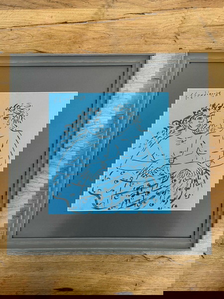 Γ. Σταθόπουλος ακρυλικό σε χαρτόνι! σε κορνίζα!