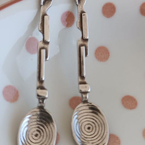 Silver 925 dangling earrings like new