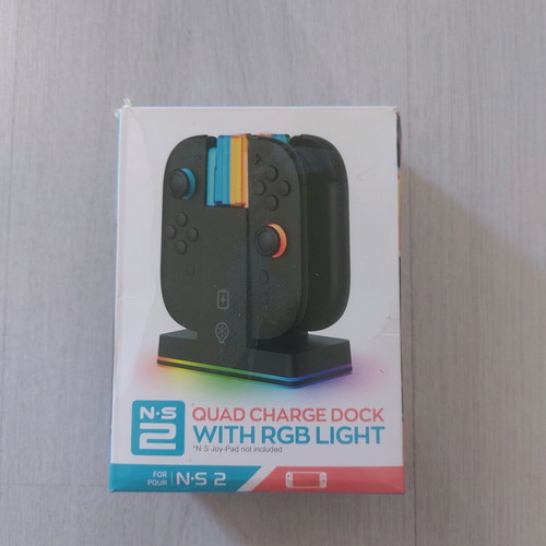iPega PG-SW2085 charging station for Nintendo Switch 2 new, RGB quad dock