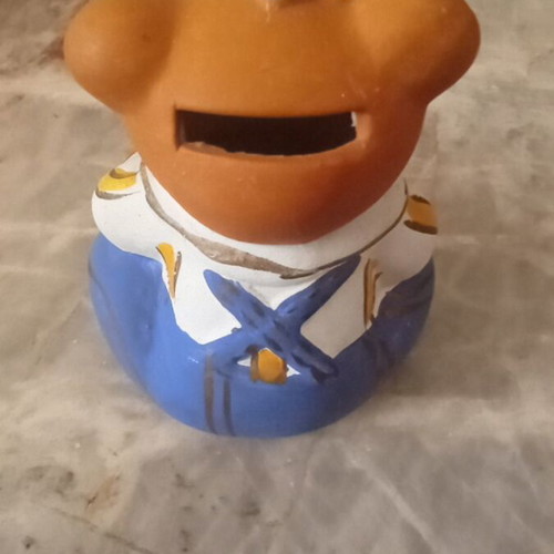 Ceramic Bear Piggy Bank with Bottom Lid, New, Ideal for Kids