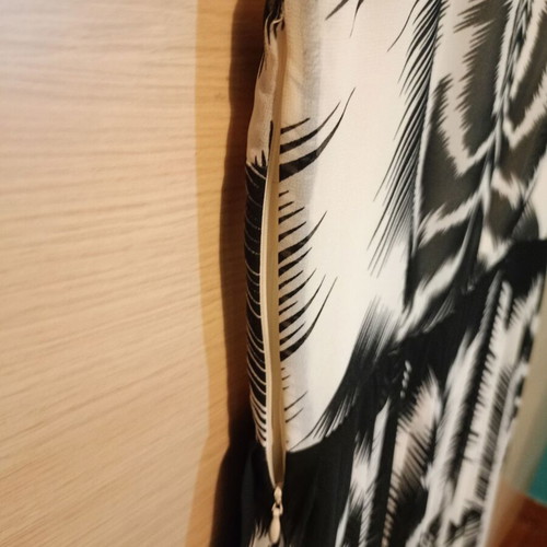 Tribal dress Monsoon size S like new, black and white, pleated skirt
