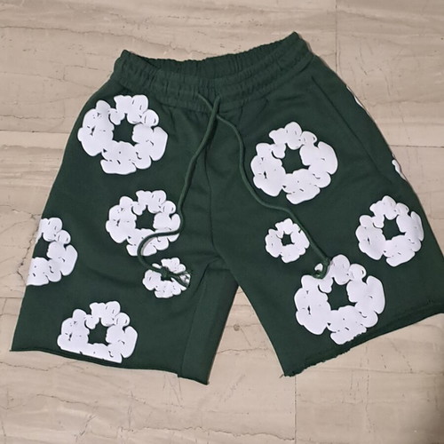 Denim Tears shorts new, white and green, size M