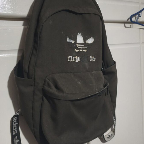 Adidas backpack with external wear