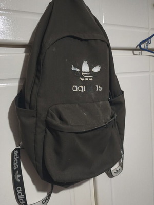 Adidas backpack with external wear