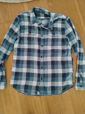 Vans flannel checkered shirt XL used