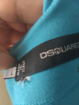 Φόρεμα μιντι Dsquared2 μεταχειρισμένο, τιρκουάζ, μέγεθος M