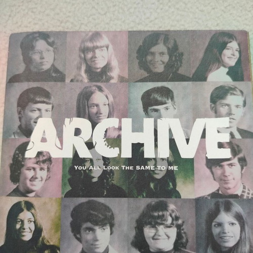 Archive You All Look The Same To Me CD like new, electronic