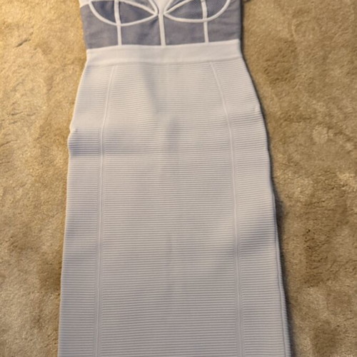 Herve Leger dress new, size M/L, blue