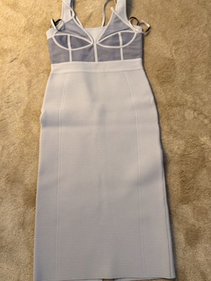 Herve Leger dress new, size M/L, blue