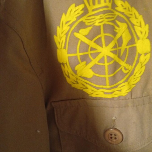 Veterans tunic, rare, worn by period veteran