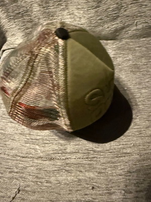 SuperDry hat used, black and brown, one size
