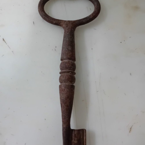 Old large antique key used