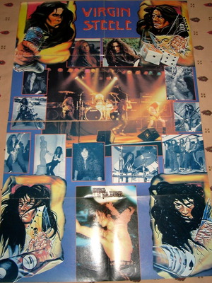 Αφίσα Judas Priest / Virgin Steele μεταχειρισμένη, γιγαντοαφίσα σε 2 κομμάτια