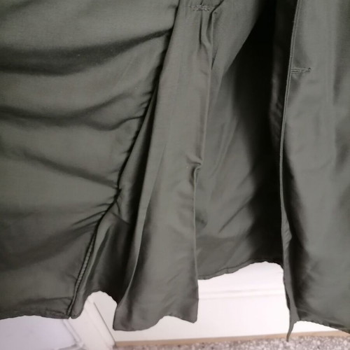 Unisex Fabric Trench Coat like new, cypress green, size M 38