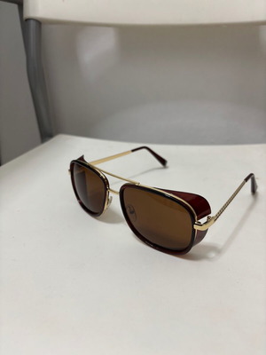 Tony Stark Iron Man sunglasses new, brown and gold