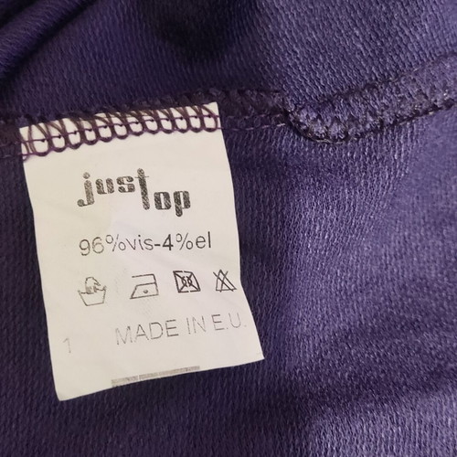 Viscose summer skirt purple JusTop like new, elastic waist