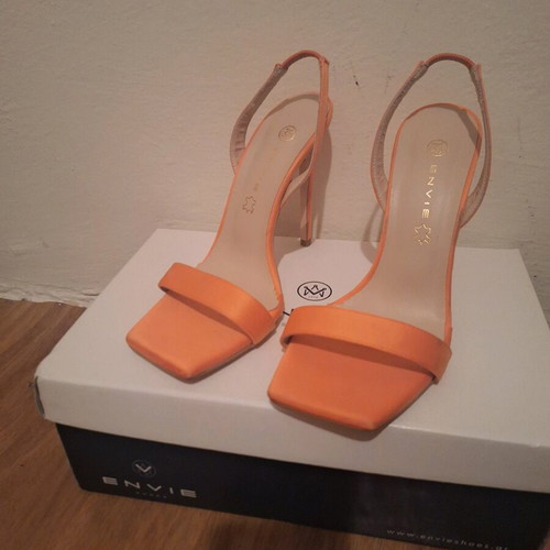 Envie sandals new, orange, size 40, 12 cm heel