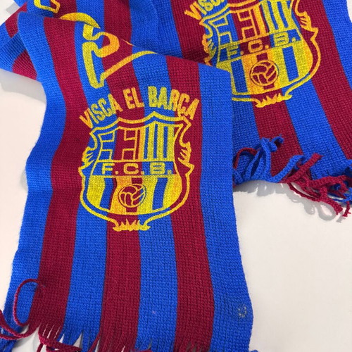 Barcelona scarf 90’s used, authentic