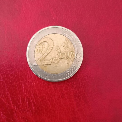 Germany 2 Euro 2016 used with eagle mouth error