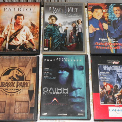DVD movies like new, collection of various series and films