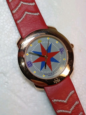 Ρολόι Benetton Bulova vintage μεταχειρισμένο, πολύχρωμο