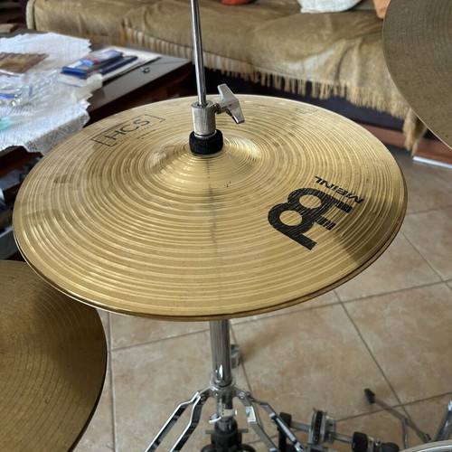 Millenium drum set used with Remo Emperor Coated heads and cymbals