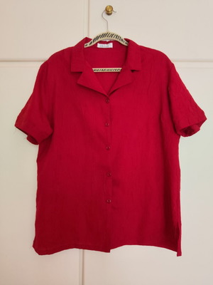 Bordeaux women's shirt XL with crinkled texture like new