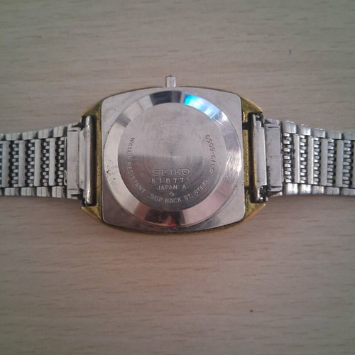 Vintage Seiko Automatic 21 Jewels men's watch used, gold tone