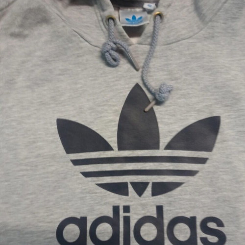 Adidas hoodie used, size medium, black and grey