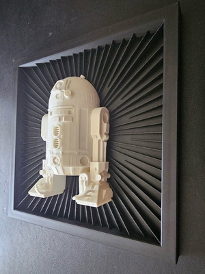 R2-D2 Star Wars Wall Frame new