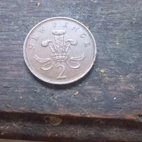 2 Pence 1977 UK used coin