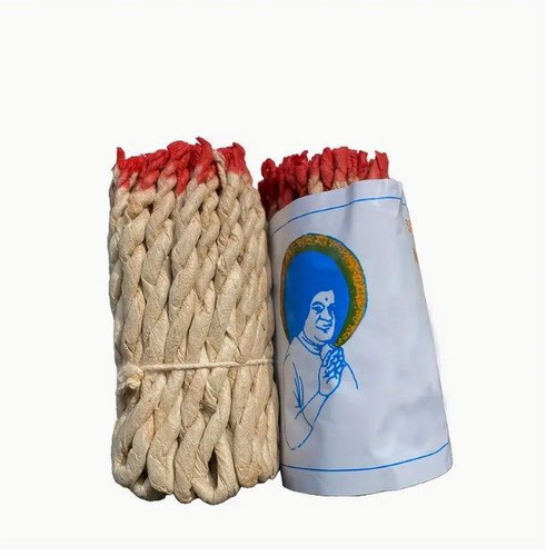 Set of 40 traditional Nepalese rope incense sticks with Saibaba scent new