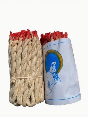 Set of 40 traditional Nepalese rope incense sticks with Saibaba scent new