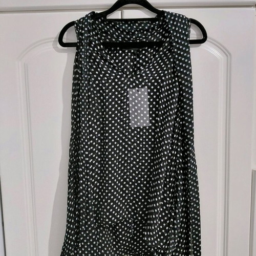 Zara blouse semi-transparent new, black, size S