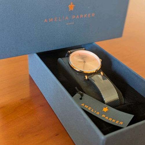 Amelia Parker watch women's new, black