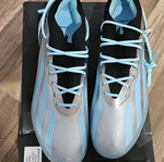 Adidas X Crazyfast Messi.1 FG football boots new, size 44, Silver Metallic Bliss Blue Core Black