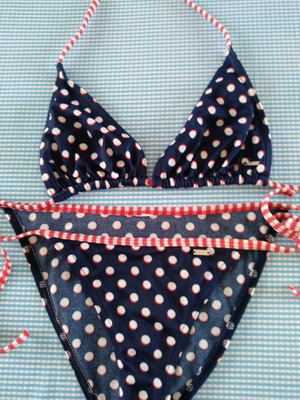 Μαγιό Tommy Hilfiger μεταχειρισμένο, μπλε, μέγεθος S/M
