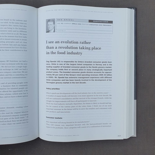 State of the Art in Food book by Grievink, Josten and Valk