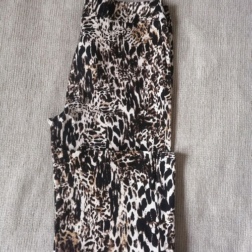 GLS women's crop pants L/XL like new, beige and brown