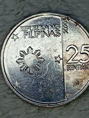 Philippines 25 Sentimos Coin used 2020