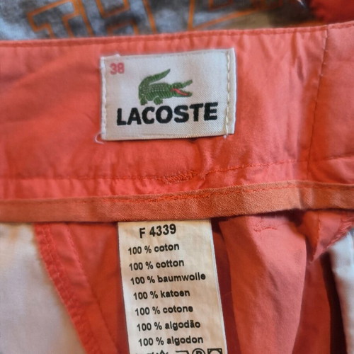 Lacoste skirt orange like new, 100% cotton size M