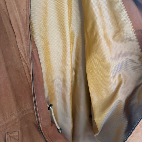 Yorn suede jacket like new, brown, size XXL