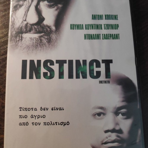 Instinct DVD used, thriller drama with Anthony Hopkins, subtitles