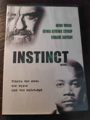 Instinct DVD used, thriller drama with Anthony Hopkins, subtitles