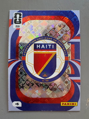 Logo Haiti Badge 215 FIFA World Cup 2026 Adrenalyn like new