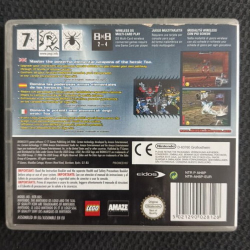 Nintendo DS Bionicle Heroes game like new