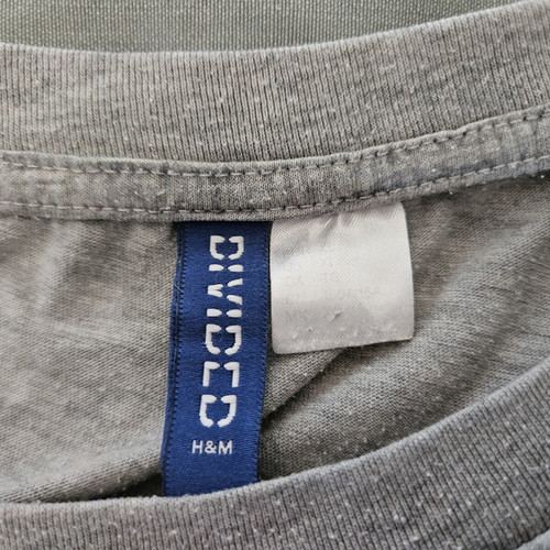 Divided H&M grey men's T-shirt XL/XXL with subtle pattern
