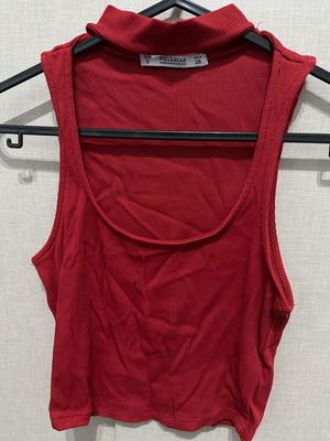Pull & Bear women's blouse like new, red, summer style